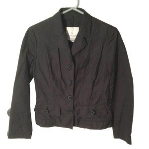 Moncler Women's Black short Suit-style Jacket blazer size small s sm